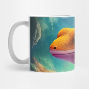 Gecko illustration Mug